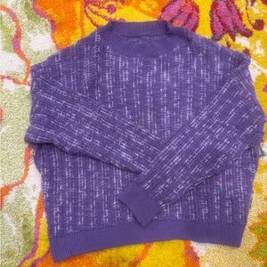 SHEIN Purple Sweater